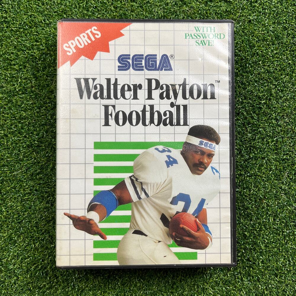 Walter Payton Football Sega Master System 1989 No Manual
